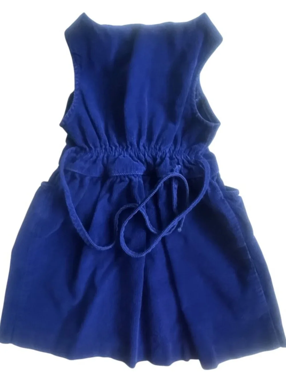 Alyssa Blue Corduroy DRESS Size Girl's 6 Vintage